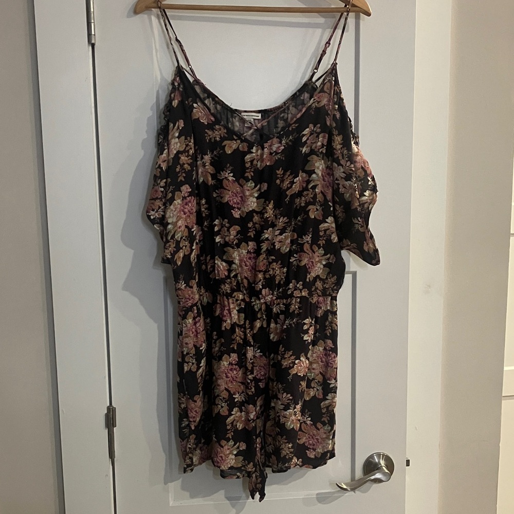 American Eagle Outfitters Black Floral Dress